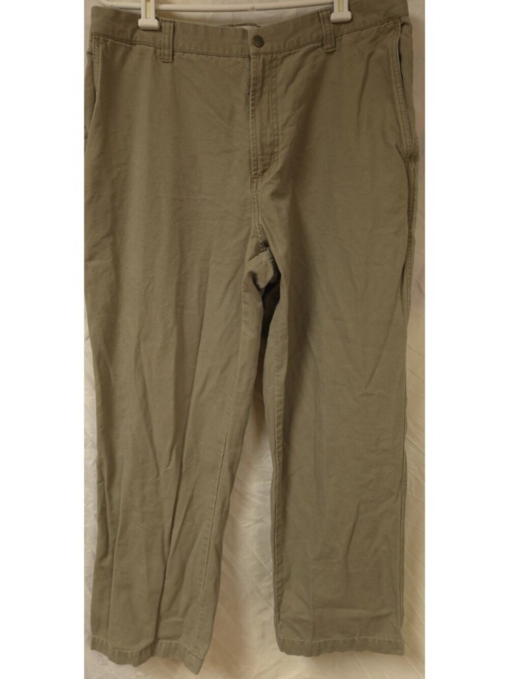 Columbia Authentic Mens 36x30 Beige Chino Utility Cargo Pocket Outdoor Pants
